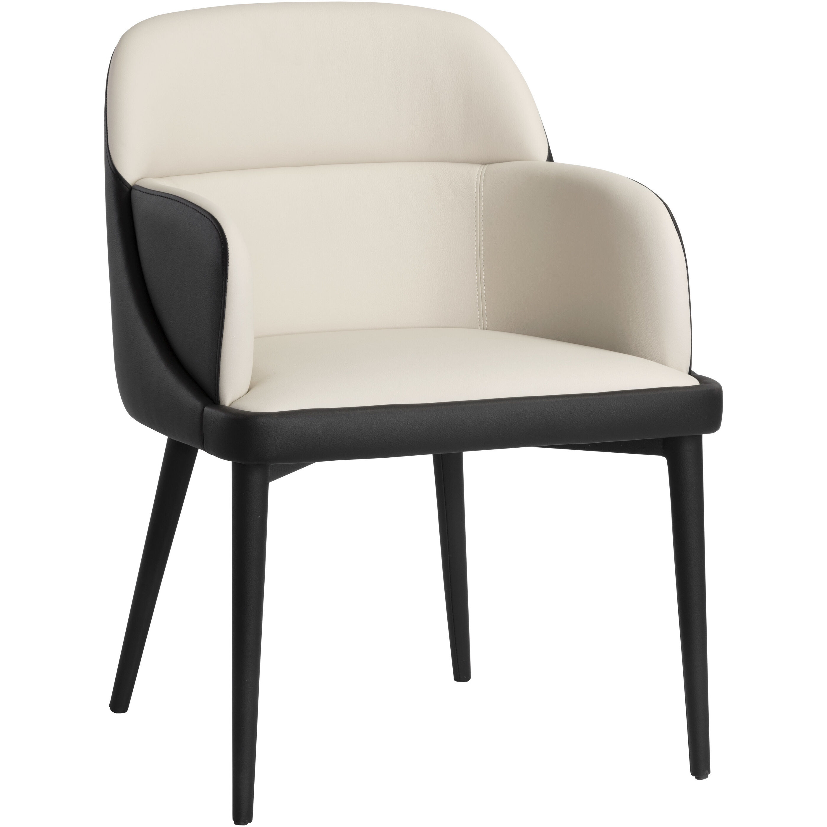 Hagan Dillon Cream / Dillon Black Dining Armchair
